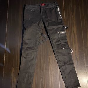 Tripp NYC black chaos bondage pants sz 30